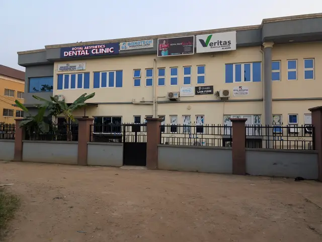 Royal Aesthetics Dental Clinic building in Ota, Ogun State