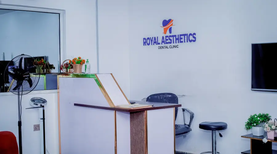 Reception desk at Royal Aesthetics Dental Clinic in Ota