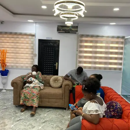 Patient lounge at Royal Aesthetics Dental Clinic