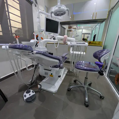 Inside the Magboro dental clinic
