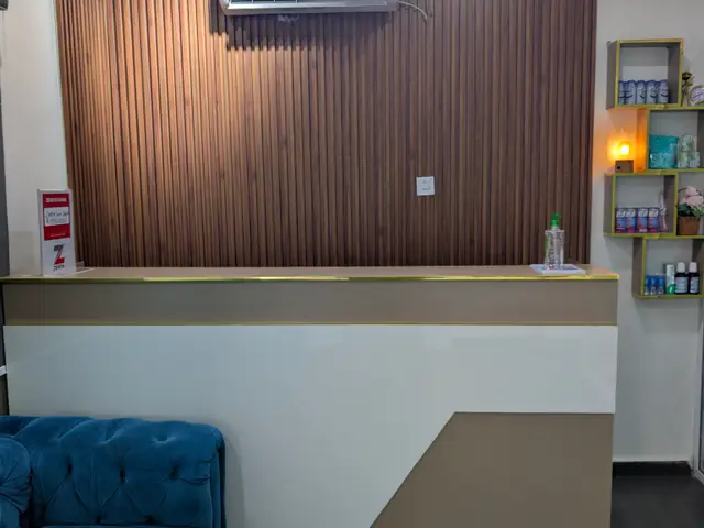 Reception desk at the Magboro dental clinic